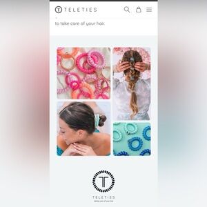 Teleties 14 /1 Large Clip Bundle/.  All brand New Size Small